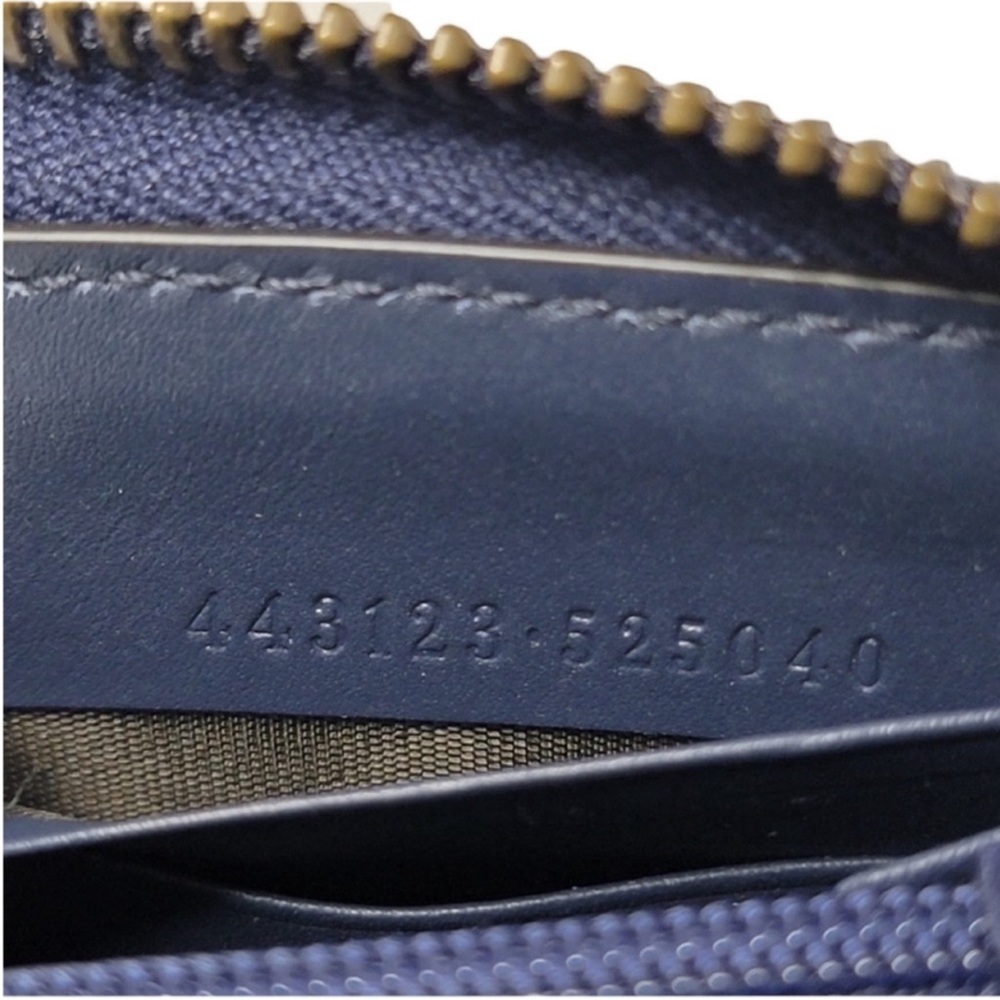 NWOT Gucci GG Marmont Denim Pearl Zippy Wallet - Picture 12 of 12